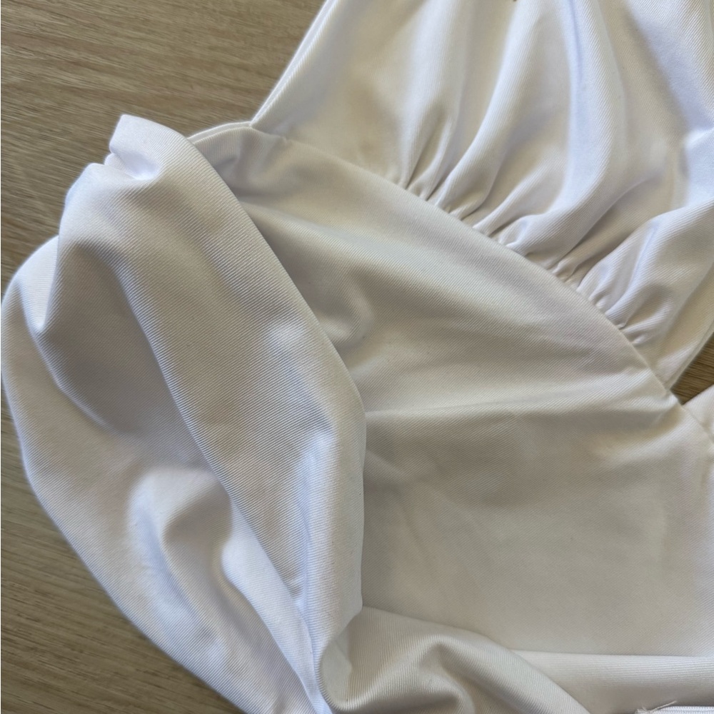 White Halter Top Small - Picture 3 of 3